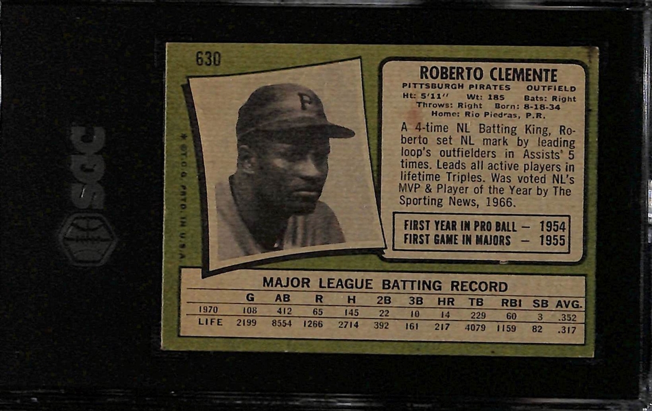 1971 Topps Roberto Clemente #630 Graded SGC 5