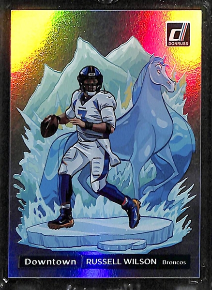 2022 Donruss Russell Wilson Downtown Case Hit