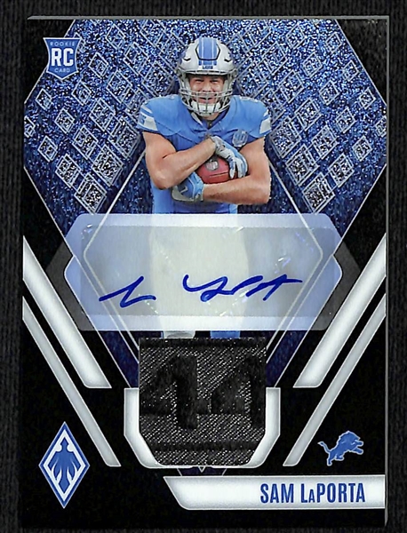 2023 Phoenix Sam Laporta Rookie Tag Patch Autograph (#/5)