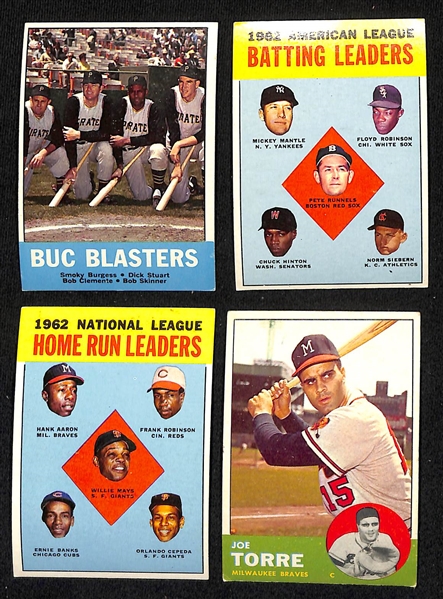   Lot of Approx (80) 1963 Topps Baseball Cards w. Lou Brock & Roger Maris