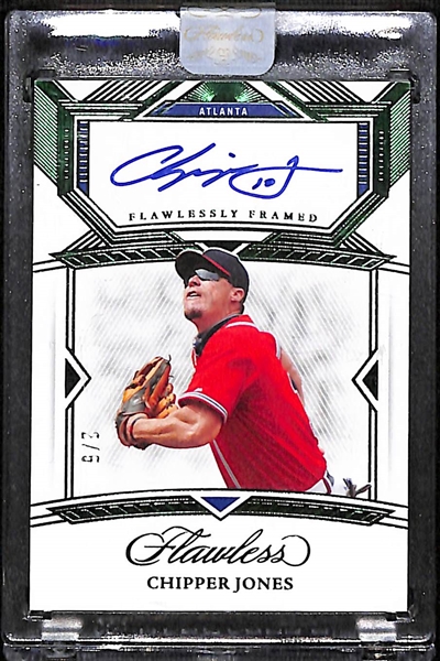 2023 Flawless Chipper Jones Emerald Autograph (#/5)