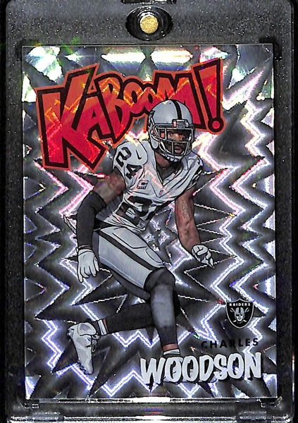 2021 Absolute Charles Woodson Kaboom! Case Hit 