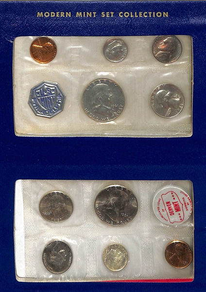 Lot of (8) Philadelphia & Denver Uncirculated Sets from 1959, 1960, 1961, & 1963