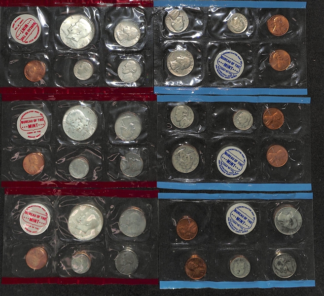 Lot of (12) 1969-1972 Philadelphia Uncirculated Sets & (12) Denver Uncirculated Sets