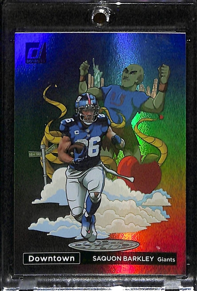 2023 Donruss Saquon Barkley Downtown Case Hit