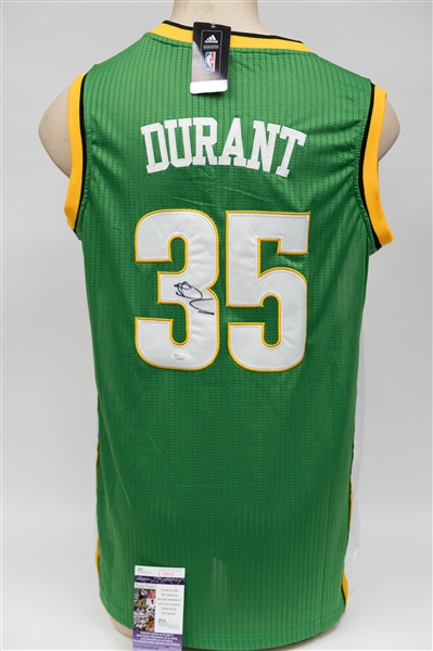 Kevin Durant Signed Seattle SuperSonics Official Adidas Jersey (JSA COA) Size 50 L+2