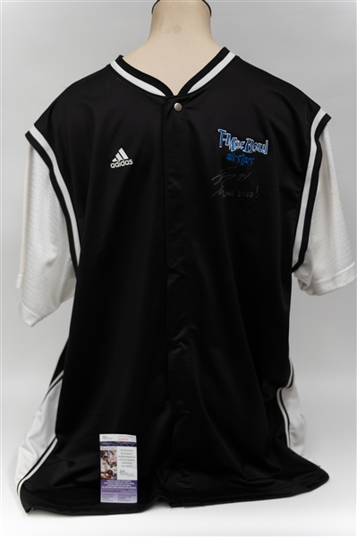 Shaquille O'Neal Autographed Event-Worn Bowling Shirt (Worn by Shaq at Tracey McGrady's T-Mac Bowl All-Stars Bowling Event) - JSA COA & Onyx Hologram - Inscribed Bowl Used