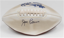 Joe Paterno Signed Penn State Football (JSA Auction Letter) - Some Toning/Discoloring on Football