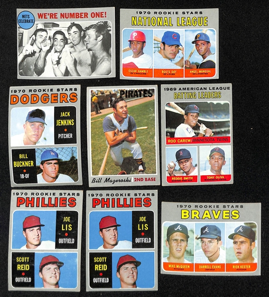   Lot of Approx (250+) 1970 Topps Baseball Cards w. Reggie Jackson