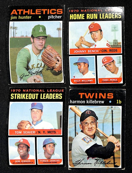    Lot of Approx (300) 1971 Topps Baseball Cards w. Thurman Munson