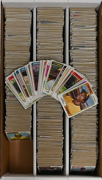    Lot of Approx (1500) 1974 Topps Baseball Cards w. Dave Winfield Rookie Card