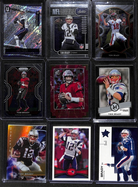 Lot of 90+ Tom Brady Cards Inc. Many Inserts & Some Early Career Cards!