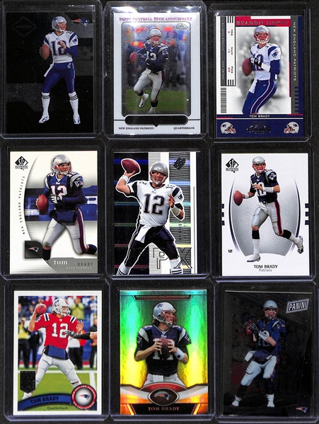 Lot of 90+ Tom Brady Cards Inc. Many Inserts & Some Early Career Cards!