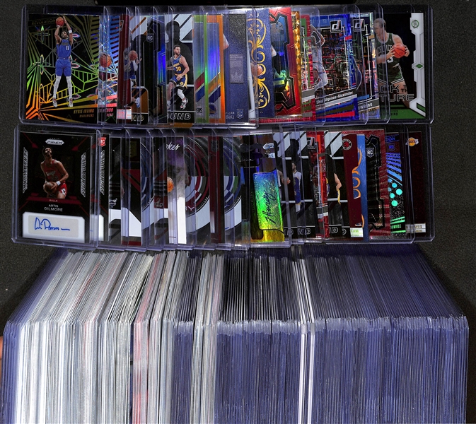 Lot of (200+) 2022-23 + 2023-24 Basketball Cards inc. (11) Autographs + LeBron, Curry, Doncic, +