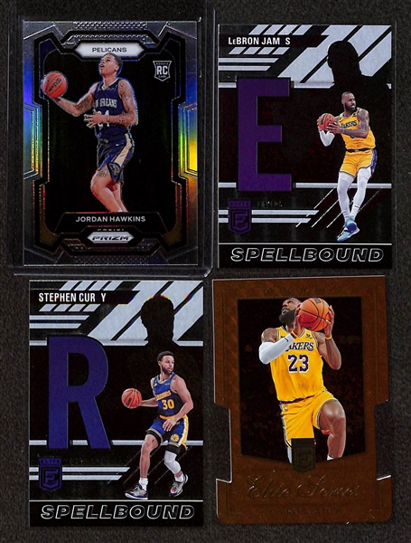 Lot of (200+) 2022-23 + 2023-24 Basketball Cards inc. (11) Autographs + LeBron, Curry, Doncic, +