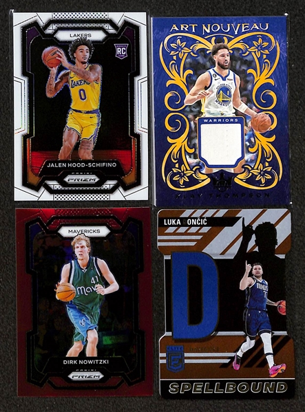 Lot of (200+) 2022-23 + 2023-24 Basketball Cards inc. (11) Autographs + LeBron, Curry, Doncic, +