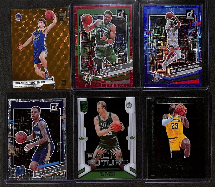 Lot of (200+) 2022-23 + 2023-24 Basketball Cards inc. (11) Autographs + LeBron, Curry, Doncic, +