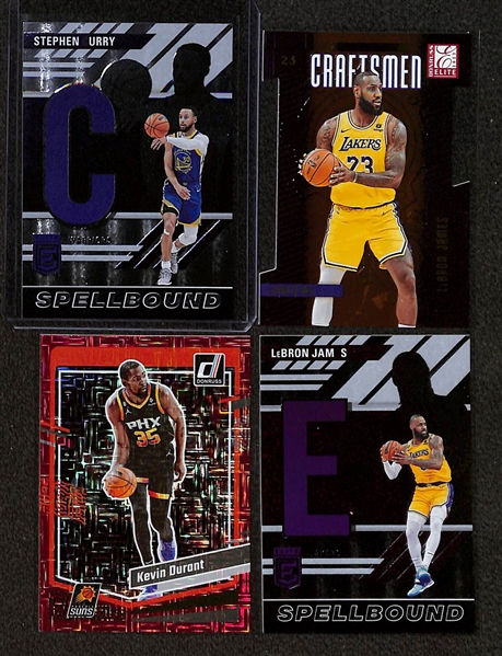 Lot of (200+) 2022-23 + 2023-24 Basketball Cards inc. (11) Autographs + LeBron, Curry, Doncic, +