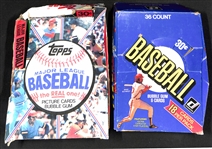 Lot of (20) 1981 Donruss Baseball Sealed Wax Packs & (18) 1981 Topps Baseball Sealed Wax Packs