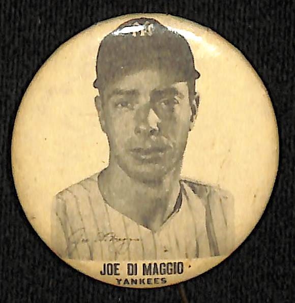 1930s-1940s Joe DiMaggio (New York Yankees) PM-10 Stadium Pin