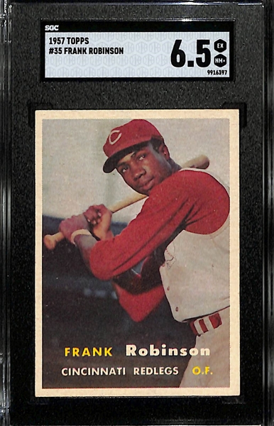 1957 Topps Frank Robinson Rookie Card #35 Graded SGC 6.5