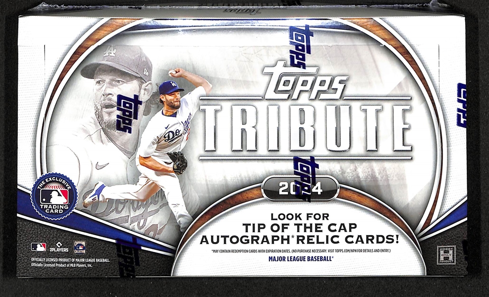 2024 Topps Tribute Baseball Sealed Hobby Box Including 6 Autographs or Relics