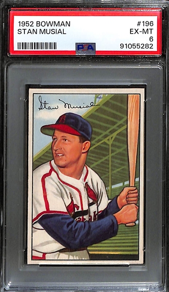 1952 Bowman Stan Musial #196 PSA 6