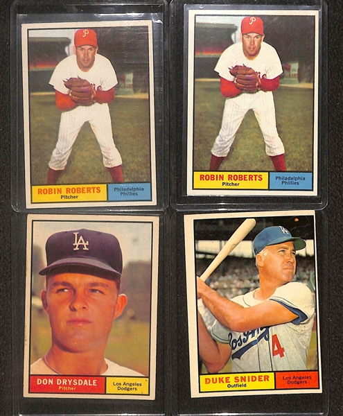  Lot of Approx (400) 1961 Topps Baseball Cards w. Roger Maris & Bob Gibson