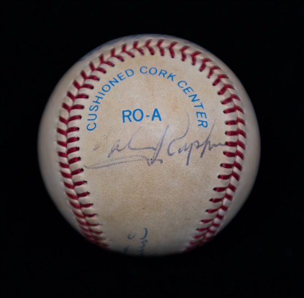 Official American League Baseball Signed by Billy Martin, Earl Weaver, & Cal Ripken Sr.  (JSA Auction Letter)