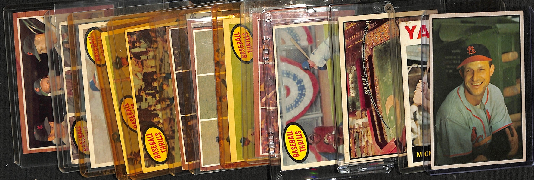 Lot of (14) 1953-1962 Topps & Bowman Cards w. 1953 Bowman Stan Musial & 1954 Topps Mickey Mantle