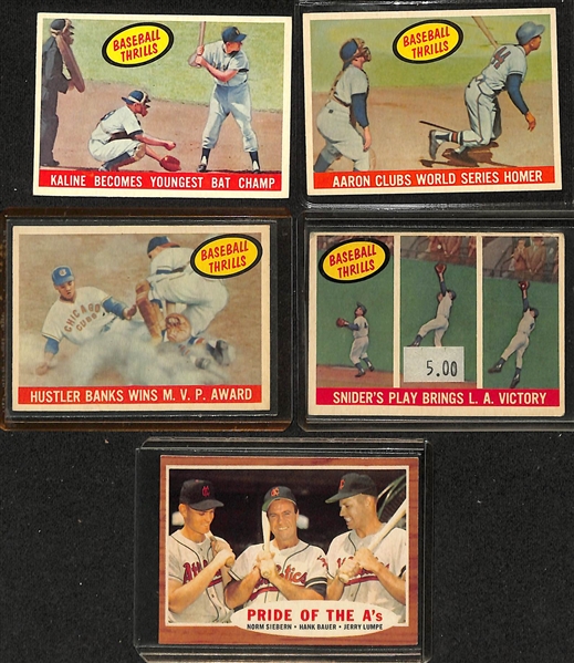 Lot of (14) 1953-1962 Topps & Bowman Cards w. 1953 Bowman Stan Musial & 1954 Topps Mickey Mantle