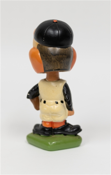 1960s Baltimore Orioles Mascot Bobblehead (Green Base) - Looks Great!