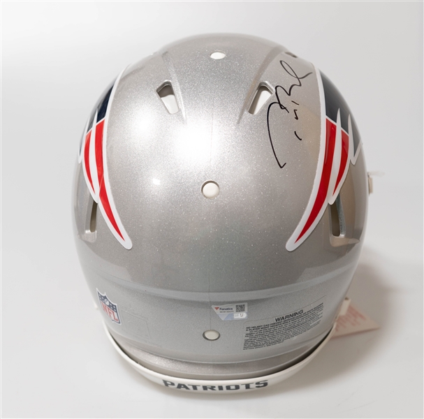 Tom Brady New England Patriots Autographed/Signed Full Size Proline Speed Authentic Helmet - Fanatics Sticker of Authenticity!