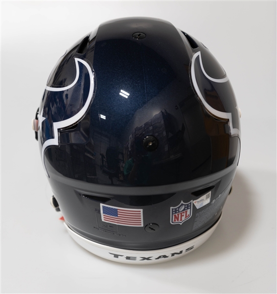 CJ Stroud Houston Texans Autographed/Signed Full Size Riddell Speedflex Authentic Helmet (Mirror Visor) - Fanatics Sticker of Authenticity!