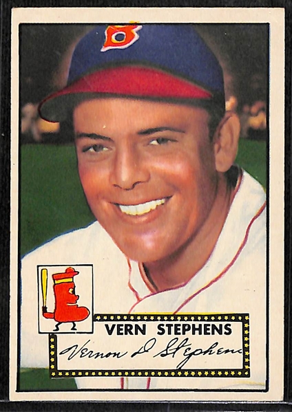 Lot of (36) High Quality 1952 Topps Red Backs including Vern Stephens, Bill Pierce, Fred Hutchinson, (3) Dutch Leonard, +