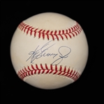 Ken Griffey Jr. Signed Official American League Baseball (Beckett BAS Sticker COA)