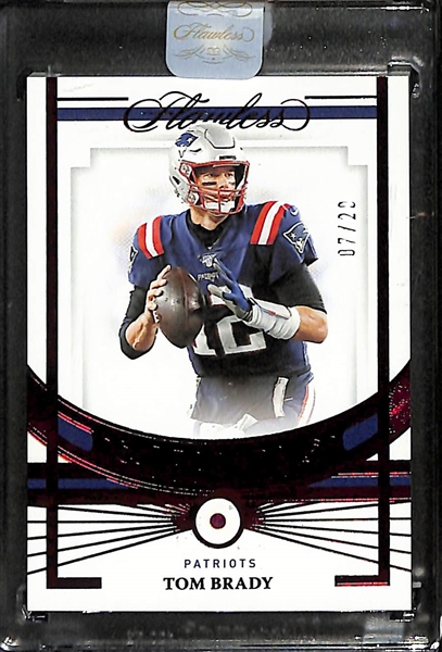 2021 Panini Flawless Tom Brady Legends Ruby (#/20)