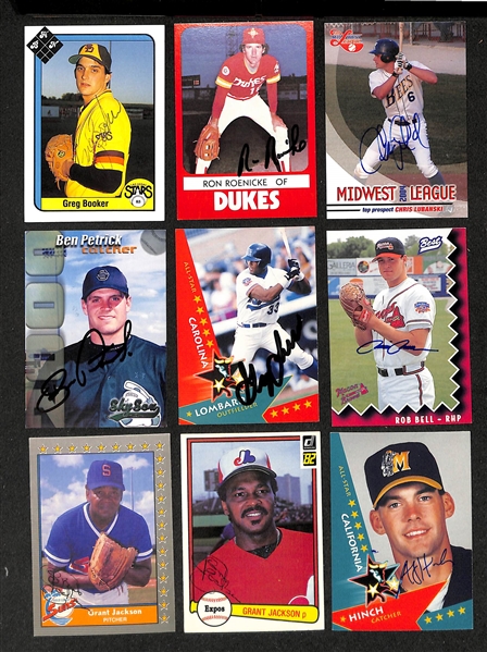 Over 700 Signed Baseball Cards - w/ Joe Morgan, Alan Trammell, Goose Gossage, Robin Roberts, Ron Guidry, Tony LaRussa, Joe Nuxhall, and More!  (Beckett BAS Reviewed)