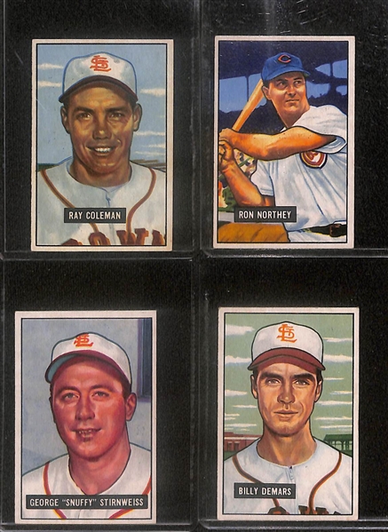 Lot of (16) 1951 Bowman Cards including PeeWee Resse, Ned Garver, (2) Hank Arft, and more