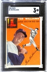 1954 Topps Ted Williams #1 Graded SGC 3