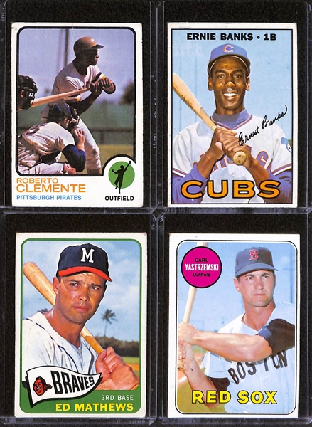 Lot of (25) Vintage Baseball Cards including 1952 Topps of Clyde Kluttz, Paul Minner, Al Sima, Eddie Yost