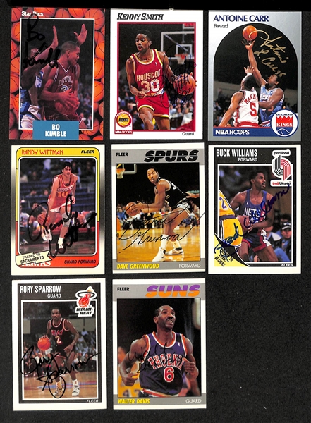 Lot of (85+) Signed Basketball Cards including Steve Nash, Steve Kerr, Dan Majerle, Rick Adelman, and more (Beckett BAS Reviewed)