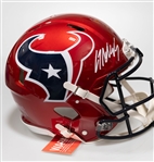 CJ Stroud Houston Texans Autographed/Signed Full Size Riddell Speedflex Authentic Helmet w. Fanatics Sticker of Authenticity!