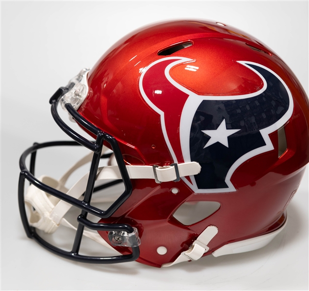 CJ Stroud Houston Texans Autographed/Signed Full Size Riddell Speedflex Authentic Helmet w. Fanatics Sticker of Authenticity!