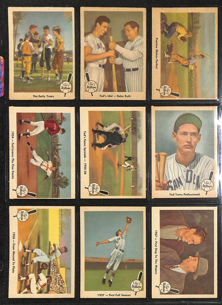 1959 Fleer Ted Williams Near Complete Set (Missing Only One Card - Card #68)