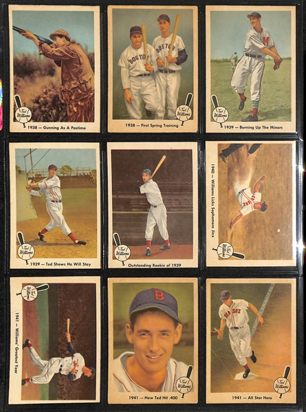 1959 Fleer Ted Williams Near Complete Set (Missing Only One Card - Card #68)