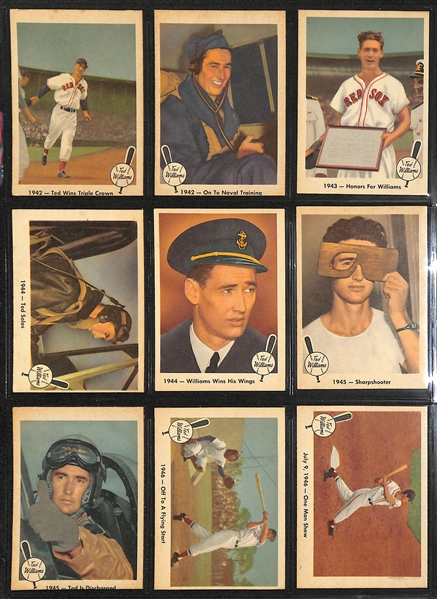 1959 Fleer Ted Williams Near Complete Set (Missing Only One Card - Card #68)