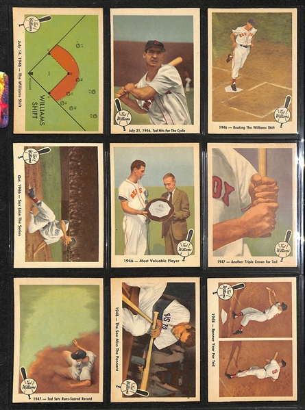 1959 Fleer Ted Williams Near Complete Set (Missing Only One Card - Card #68)