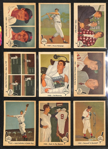 1959 Fleer Ted Williams Near Complete Set (Missing Only One Card - Card #68)