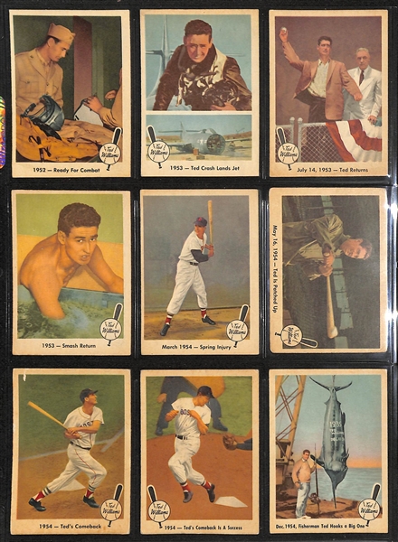 1959 Fleer Ted Williams Near Complete Set (Missing Only One Card - Card #68)